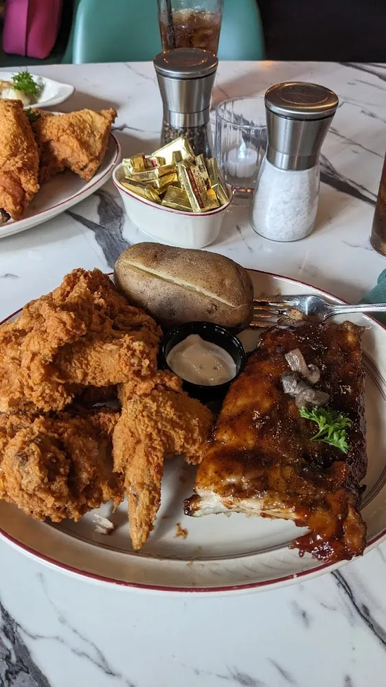 BBQ Ribs and Broasted Chicken